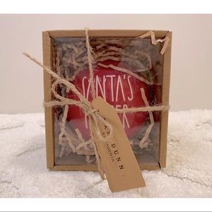 Rae Dunn SANTA’S HELPER Ceramic Ornament